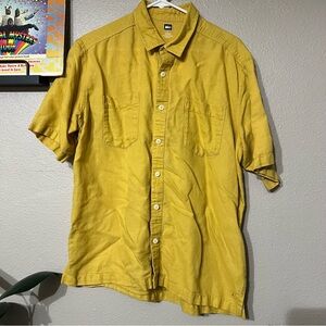 REI Men's Mustard Button Down Shirt